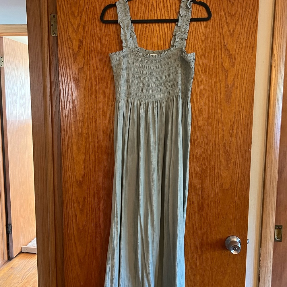 Calvin Klein Sage Green Maxi Dress size 10
